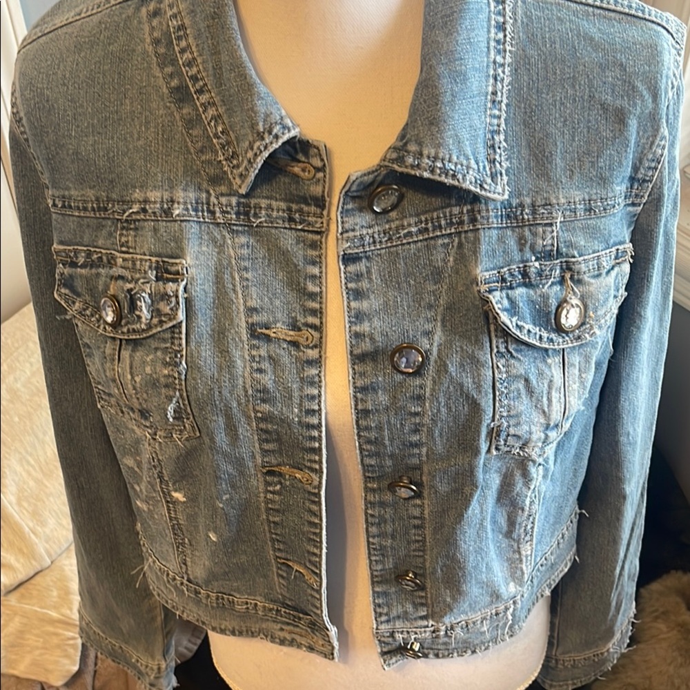 Custom Painted Denim Jacket!! - image 1